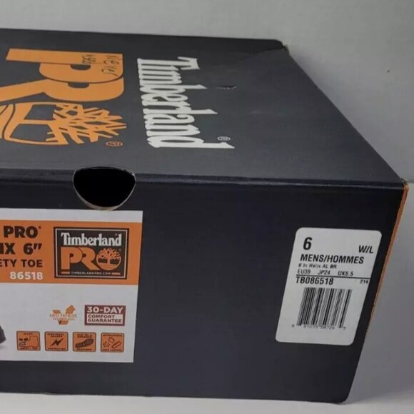 Timberland PRO Men's Helix 6" Waterproof Composite Lace-Up Boot - Size 6 - Picture 3 of 7